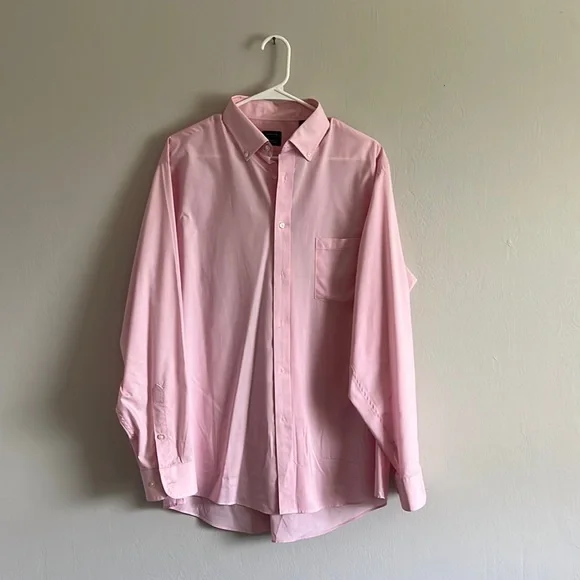 arrow fitted sateen dress shirts Arrow Fitted Sateen Solid Point-Collar Dress Shirt